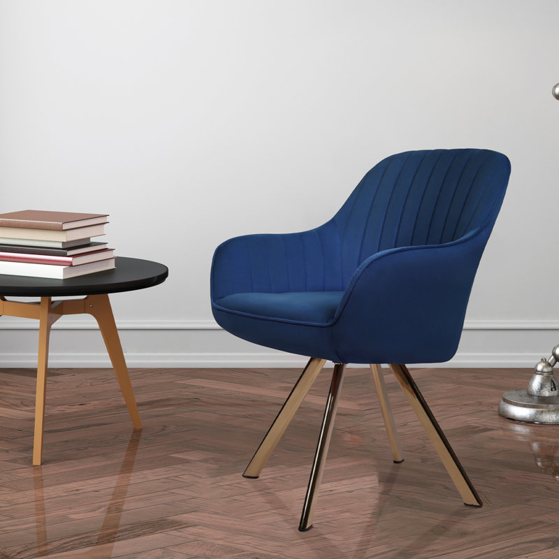 Mercer41 Rhudie 24.4'' Wide Tufted Swivel Accent Chair & Reviews Wayfair